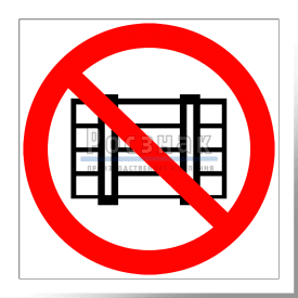 P 12 Запрещается загромождать проходы и (или) складировать