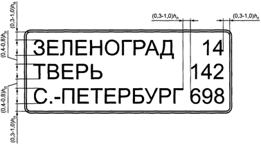 Рисунок Г.5. Пример компоновки знака индивидуального проектирования 6.12